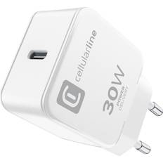 Apple 30w Cellularline USB-C CHARGER APPLE 30W WHI [Levering: 6-14 dage]