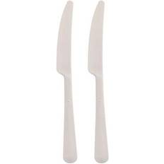 Blanc Couverts Jetables Papstar Couteaux (réutilisables) PP 19,7 cm blanc, très résistant, en boîte distributrice