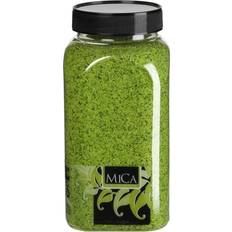 Beige Feestartikelen Mica Decorations zand groen 1 kg