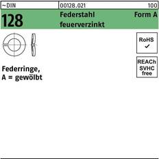 Winter Fishing Lemvigh-Müller Federringe DIN 128 Federst. A 20 feuerverzinkt tZn