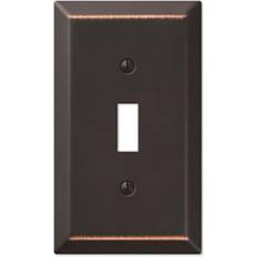 Electrical Accessories Amertac Century 1-Toggle Aged Bronze Wall Plate