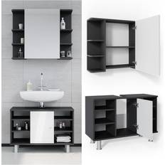 Badmöbel VICCO Badmöbel Set Badezimmer