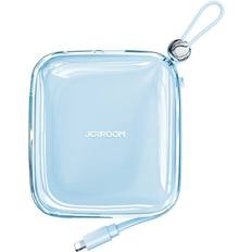 Joyroom batteri Joyroom Jelly Series JR-L003P Powerbank 22,5W USB-C PD USB-A med Inbyggd Lightning 10 000 mAh Blå