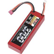 Lipo 7.4v Reely RC Batteripack LiPo 7.4 V 3700 mAh Antal celler: 2 20 C Stick Hardcase T-anslutning