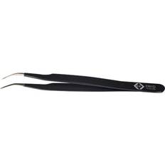 Pincetten C.K 120 mm, Stainless Steel, Curved, Fine, ESD Tweezer