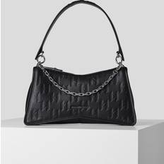 Karl lagerfeld seven Karl Lagerfeld K/SEVEN BAGUETTE EMBOSSED women's Shoulder Bag in Black