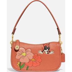 Coach Vesker Coach B4/burnt Coral x Disney Leather Top-handle bag