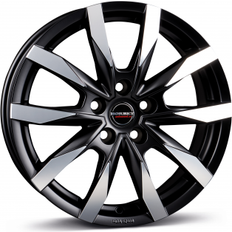 Aluminiumfälgar Bilfälgar Borbet CW5 Dull Black Polished 6x16 5/118 ET68 B71.1