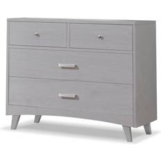 Storage Sorelle Furniture Uptown Soho 4-Drawer Chest Dresser Weathered