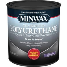 Paint Minwax Water Based Oil-Modified Satin Clear Water-Based Oil-Modified