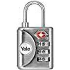 Yale Hänglås Yale Steel & Zinc Alloy Combination Travel Padlock W42mm