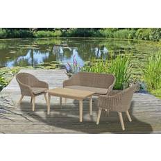 Braun Lounge-Sets Garden Pleasure Harms PUEBLO 4tlg. Lounge-Set