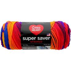 Red Heart Super Saver Yarn-Favorite Stripe