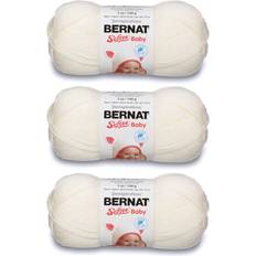 Bernat Softee Baby Yarn Solids-Antique White Multipack Of 3