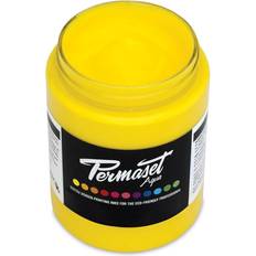 Yellow Acrylic Paints Permaset Aqua Fabric Ink Mid Yellow, 300 ml