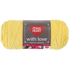 Red heart with love yarn Red Heart With Love Yarn, Daffodil