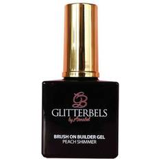 Nail Products Glitterbels Brush On Builder Gel Peach Shimmer 17ml