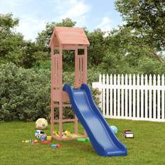 Wood Playhouse vidaXL Outdoor Playset Solid Wood Douglas Brown