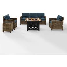 Patio Furniture Crosley Furniture Sparrow & Wren Bradenton 5 Outdoor Lounge Set