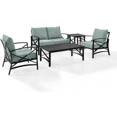 Patio Furniture Crosley Furniture Kaplan 5 Outdoor Lounge Set