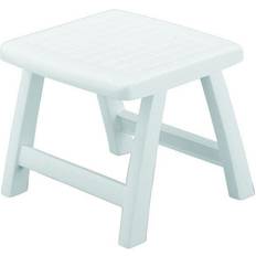 Kettler Hocker Roma Stabiler Gartenhocker für Relaxstuhl und Gartenliege - Weiß