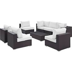 Modular Sofa modway Convene Collection EEI-2205-EXP-WHI-SET Modular Sofa