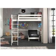 Lits mezzanines Vipack Chambre Enfant 2 Pièces Lit Et Fauteuil Pin Pino