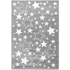 Argent Tapis XXXlutz Tapis De Chambre Enfant Etoiles 80 x 150 cm