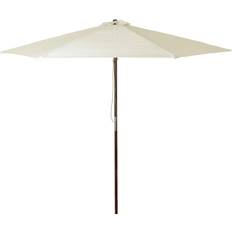 heininger 9 Classic Wood Market Umbrella