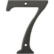 Garden Decorations Deltana RN4-7 4" Solid Traditional House Number