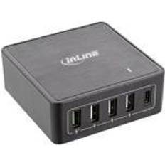 Quick charge 3.0 InLine Quick Charge USB PD 3.0 Ladestation 4xUSB-A USB-C 60