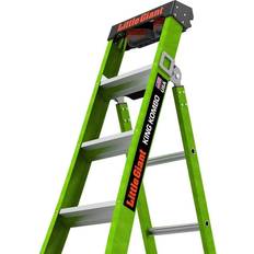 Combination Ladders Little Giant Ladder Systems 13906-074 King Kombo 3-in-1 6 Ft, Green