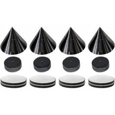 Puntas y Absorbedores Dynavox 205044 Pinchos Absorbedor Juego De 4 Negro