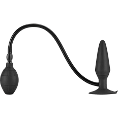 Malesation Inflatable Silicone Large Butt Plug Black
