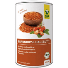 Reis & Graupen Raab Vitalfood Bio Braunhirse-Hagebutte 600g