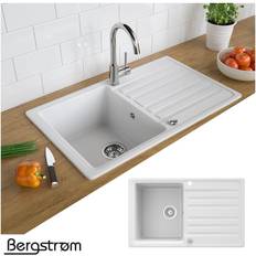 Bergström Spüle Küchenspüle Einbauspüle Auflage Spülbecken Küche