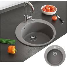 Lavelli da cucina Calcestruzzo 50.5 x 50.5 cm Rotondo