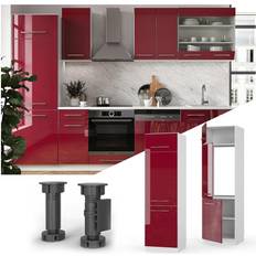Vicco Floor Cabinet Fridge Conversion 60cm - Bordeaux