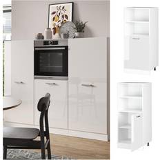 Kitchen Units Vicco Modular Kitchen Oven Cabinet R-Line 60 cm - White