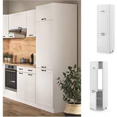 Meubles de Cuisine Vicco Armoire pour frigo R-Line, Blanc campagne, 60 cm