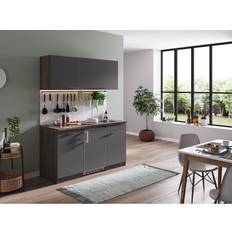 Respekta Cuisine Kitchenette Single Chêne York Gris Oliver 150 cm