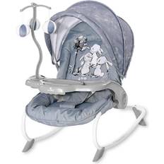 Baby rocker Lorelli Baby Rocker, Babywippe DREAM TIME Mobile, Tisch, Sonnendach, verstellbar grau