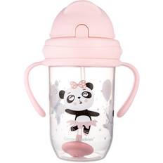 Drinkbekers met tuit uitverkoop Canpol babies Exotic Animals Cup With Straw Kop met rietje 270 ml