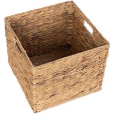 Square Water Hyacinth Storage Basket