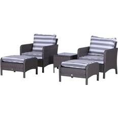 OutSunny 5Pcs Outdoor Lounge Set