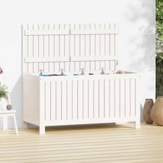 Pine Patio Storage & Covers vidaXL white pine, 121 Garden