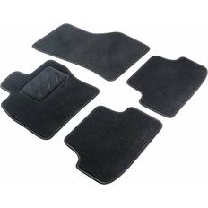 Tapetes para coche Walser 80060 Juego De Alfombrillas De Suelo Textil 4 Negro Mini Hatchback
