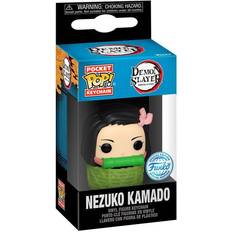 Portefeuilles et Porte-clés Funko Nezuko Kamado Figurine Pop Keychain Demon Slayer