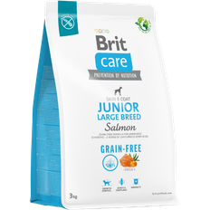 Cibo per cani Brit Care Grain-free Junior Large Breed Salmone & Patate Crocchette Cane - Set % 2 x 3 kg