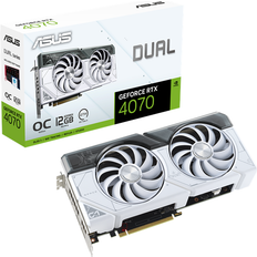 GeForce RTX 4070 Schede Grafiche ASUS GeForce RTX 4070 DUAL OC White HDMI 3xDP 12GB